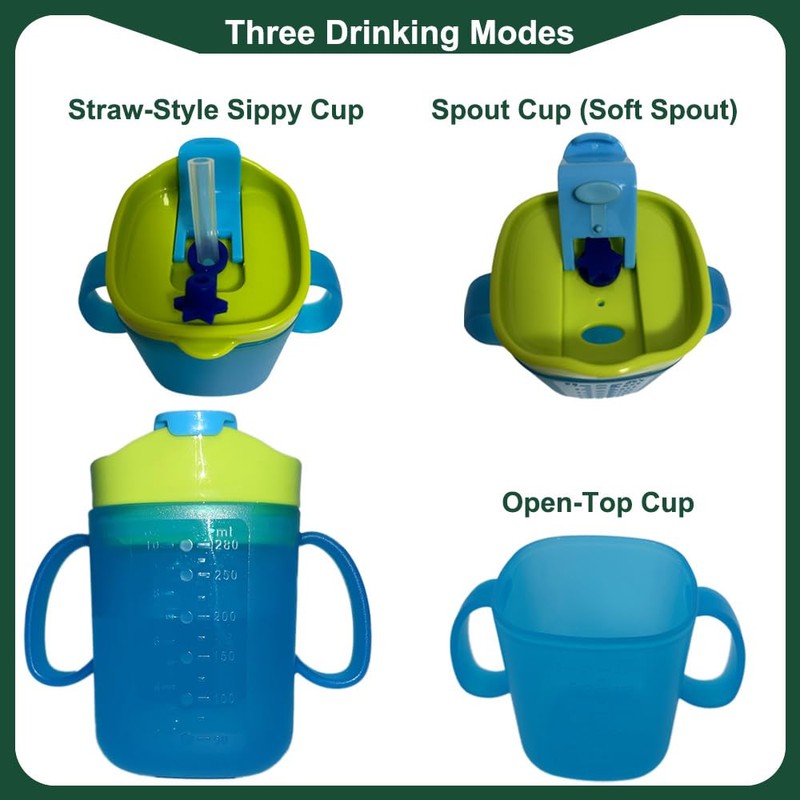 BCDHAMATE Adult Sippy Cup for Elderly – 10 oz Portable