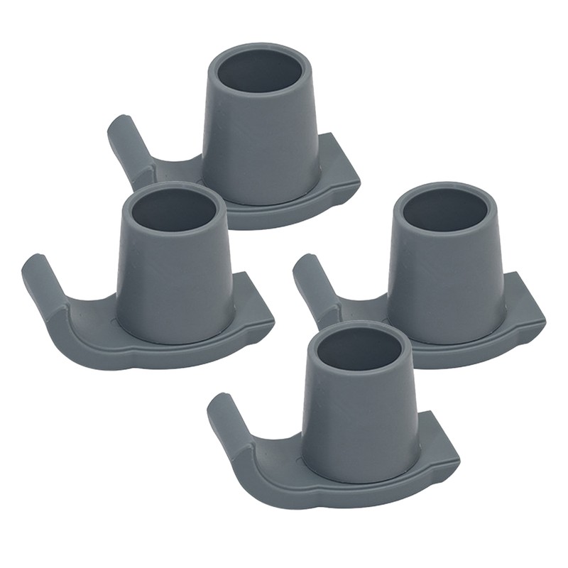 4 Pcs Walker Glide Skis Rubber Universal Walker Ski Glides