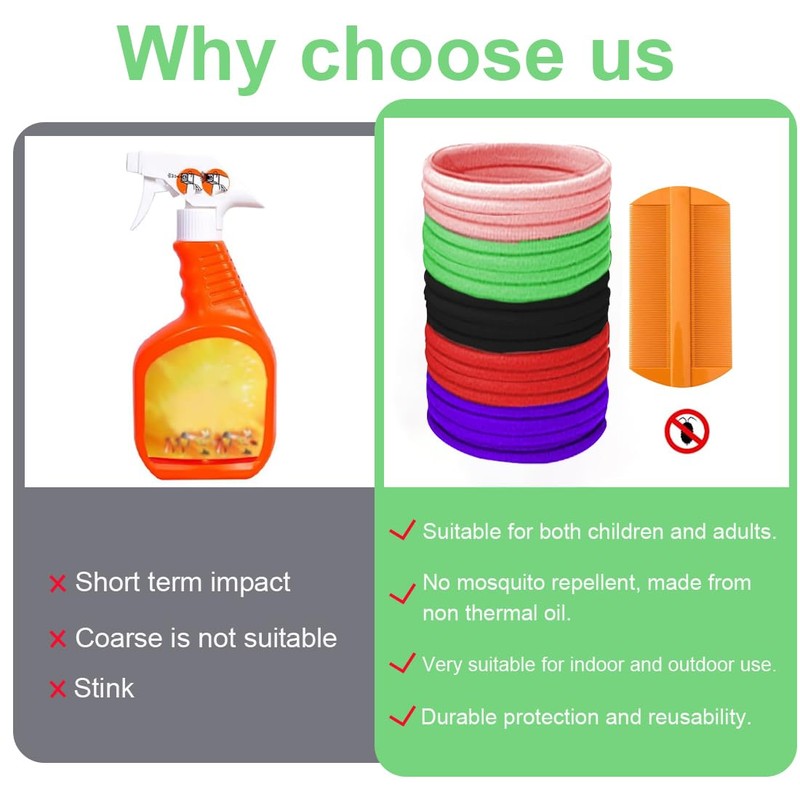MOLZINY Pack of 40 Anti-Louse Hair Bobbles with Extra Fine