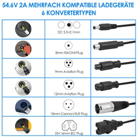 Pfloge Scooter Charger, 18.5 x 12 x 5.5 cm, 500 g