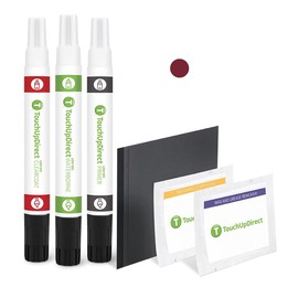 TouchUpDirect M1Y Crimson Red Pearl Compatible With Subaru Exact Match Touch Up Paint Combo - Platinum Package