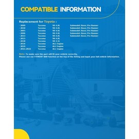 PHILTOP Hydraulic Power Steering Rack and Pinion Replacement For 2005-2021 Tacoma 2.7L 3.5L 4.0L Replace 26-2629, 262629, 4425004040