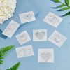 FINGERINSPIRE Pack of 12 Bling Heart Hotfix Rhinestones Glitter Heart