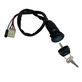 Ignition Switch with Keys Compatible with Honda Recon 250 TRX250, TRX250EX Sportrax,TRX400EX - Replace 35100-HM8-000 Ignition Key Switch Starter Switch