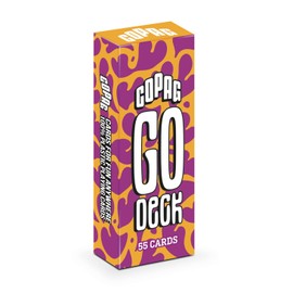 Copag Go Deck 100% Plastic Travel Playing Cards Regular Index (Hearts)