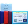 SEGOY PU Leather Disabled Badge Holder Wallet - Blue Badge