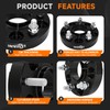LUJIANI 4 Pack 5x114.3mm Wheel Spacers for Civic CR-V Accord
