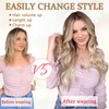 Clip in Hair Extensions for Women, 6PCS Long Wavy Curly