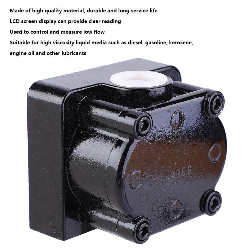 Flow Meter, High Precision, Digital Flow Meter, LCD Display, 5