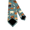Hiukset Cow Tie for Men Funny Neckties Mens Wedding Tie