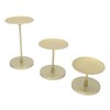 Gold Pillar Candle Holder Double Sided Use Rust Prevention Iron
