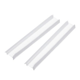 MECCANIXITY Standard Tagging Fasteners,Plastic Regular,Standard Label Gun Price Tagging Barbs for Garment Price Tag Label Tagging Barbs 15mm/0.59 Inch,Pack of 1000 White