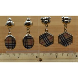 For Women 2PR Chuns Fashion Dangle / Drop Earrings Pair of Piggy's and Pair of Lady Bug's