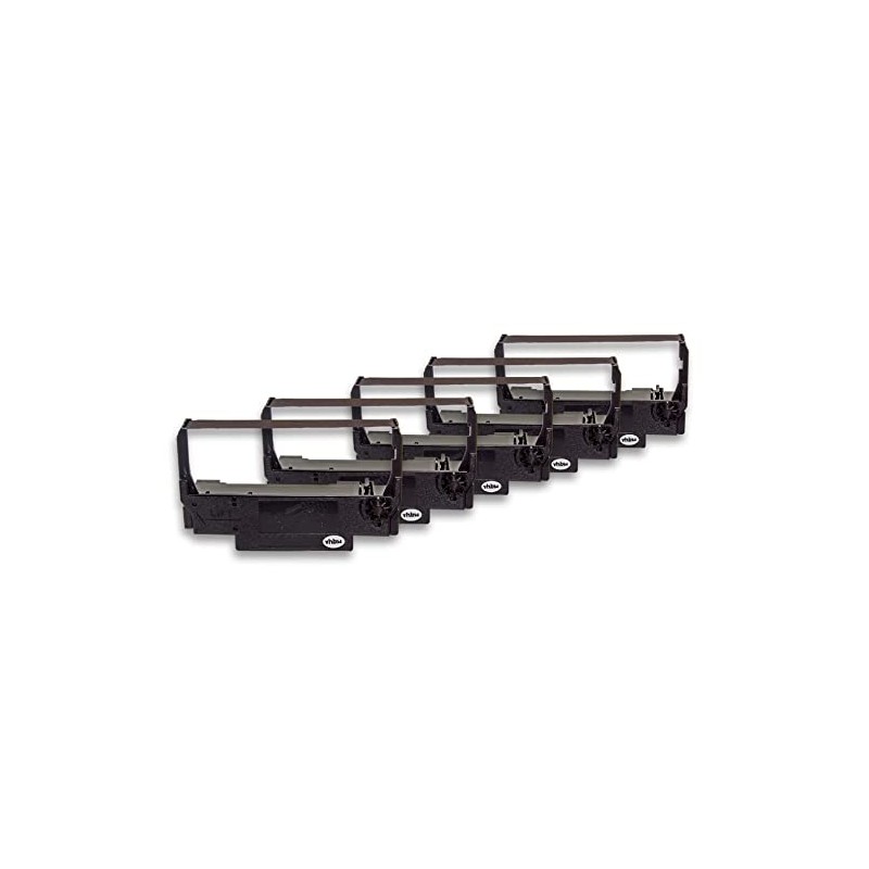 vhbw FARBBAND NYLON Ink Ribbon for Needle Printer Orient BTP-AS3620
