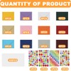 Lvjkes Mini Envelopes, Pack of 72 Pure Colour Mini Envelopes,