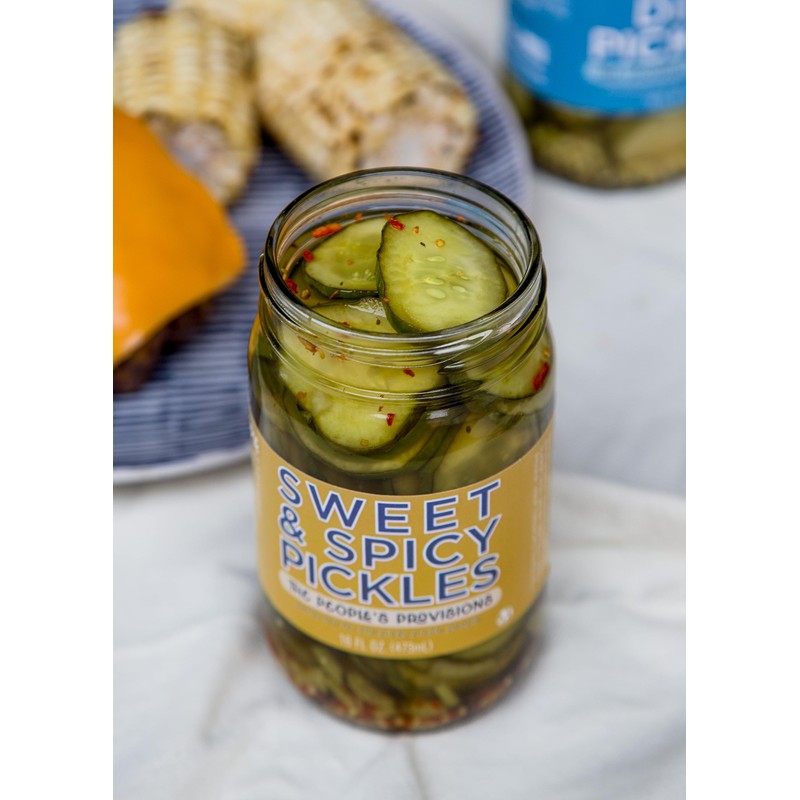 The People's Provisions - Sweet & Spicy Pickles 16oz -