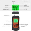 Wood Moisture Meter LCD Display Handheld Multifunctional Double Protection Moisture