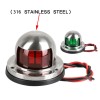 YCY 16 LED Navigation Marine Light 2Pcs Bow Boat 12V