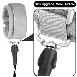 Accmor Anti Lost Wrist Link with Induction Lock, Upgraded Toddler Leash, Reflective Kids Wrist Leash for Baby, Child Walking Wristband Leashes with Magnetic Unlock Design for Outdoor Travel (6.5ft)