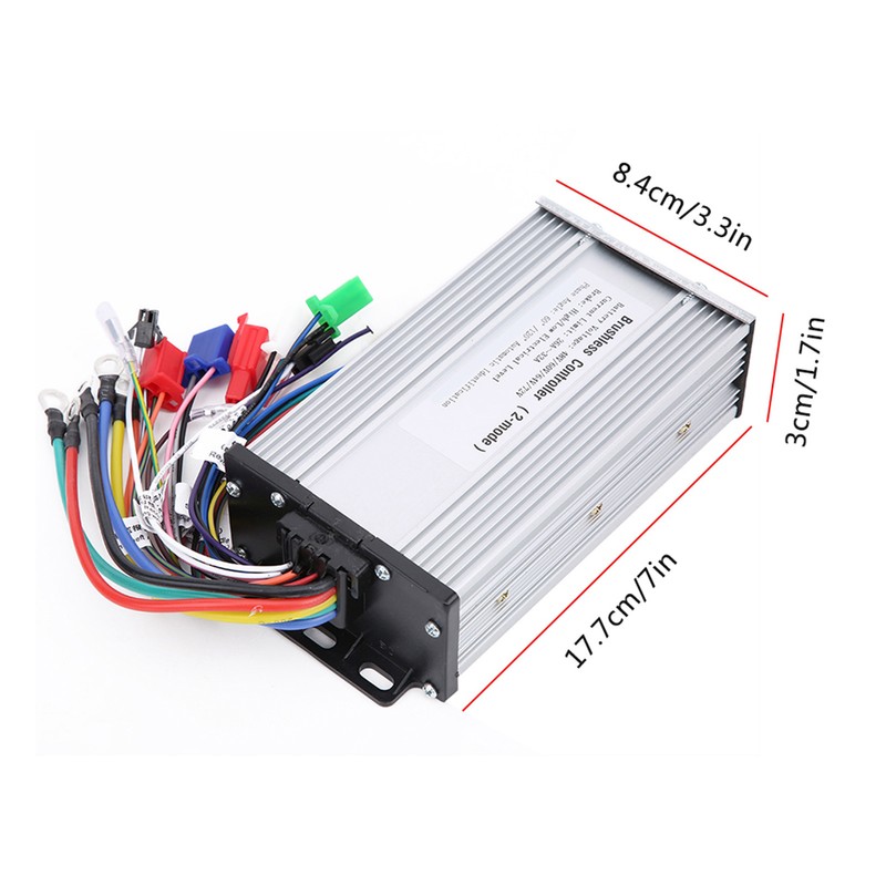 12Tube Dual Mode Rectangula E‑Bike Brushless Speed Motor Controller for