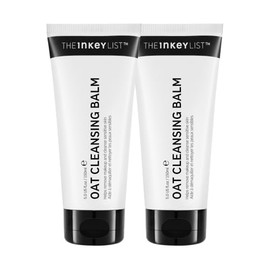 The INKEY List Oat Cleansing Balm Duo, Rich Balm Removes Makeup and Impurities, Reduces Redness, 5.0 fl oz (2 Pack)