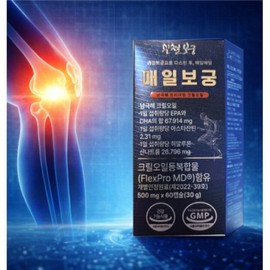 Joint supplement, Daily supplement, 60 capsules, 1 box, Krill oil, etc. complex 534457 / 관절보궁 매일보궁 60캡슐 1박스 크릴오일등복합물 534457