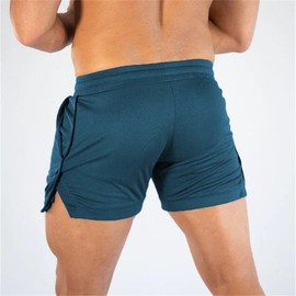 Sword Bodybuilding Shorts - Color: Dark blue, Size: M