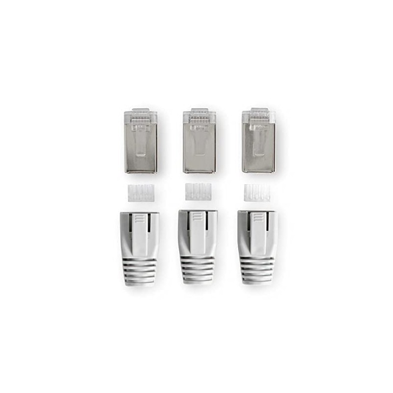 NEDIS CCBW89380GY RJ45 Connector | RJ45 Pass Through | Fixed/Stranded