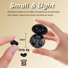 Smallest Invisible Purple Mini Wireless Bluetooth Earbuds Tiny Discreet Hidden