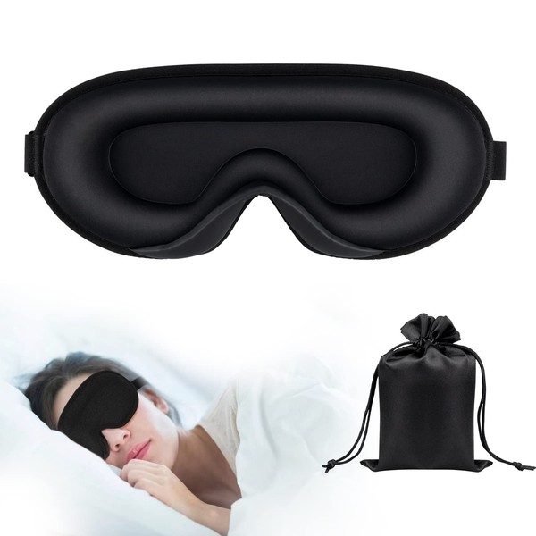 Eye Mask for Sleeping, Blackout Sleep Mask for Women Men,