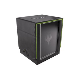 Gamegenic – MTG – Secrets of Strixhaven Squire PLUS 100+ XL: Black/Green – Accessorio da Gioco – Scatola Solida e Resistente – Protegge le Carte in Modo Sicuro – Multilingue