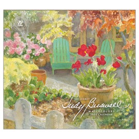 Legacy Judy Buswell Watercolors 13 x 12 Paper 2025 Hanging Wall Calendar