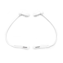 Phoenix White corded earplugs, anti-loss, fixed to goggle straps, swimming accessories / 코드 귀마개 화이트 분실방지 수경끈에 고정 수영용품