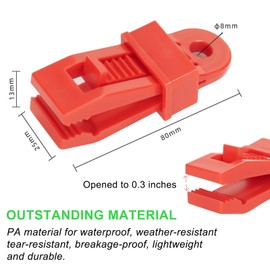 Tarp Clips Heavy Duty Lock Grip,Tarp Clamps for Cover Awnings, Outdoor Camping, Caravan Canopies, Car Covers