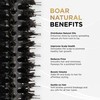 COCCO Black Series Ceramic Boar Brush S4, Hair Styling Brush