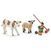Schleich North America Stable Cleaning Kit with Calf & Lamb