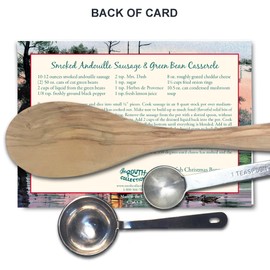 The ROUTH COLLECTION Louisiana Christmas Card with Recipe - Crawfish Christmas Banner