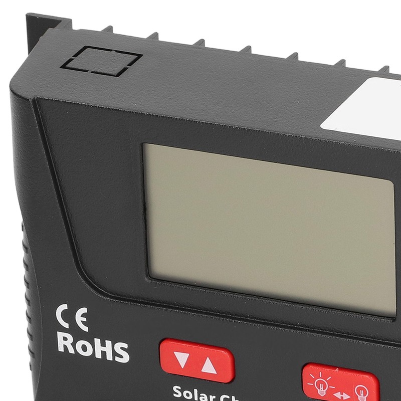 Solar Charge Discharge Controller LCD Display 3 Stage PWM Solar