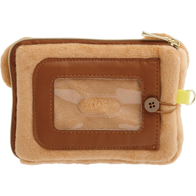 San-X Rilakkuma PB72201 Plush Pass Case, H3.7 x W 5.7