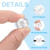 PATIKIL Plastic Cord Lock, 10 Pack Double Hole Spring Cord