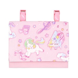 Jewelry Shop M Mobile Pocket, Clip, Pocket Pouch, Elementary School Students, Girls, Children, Simple, Pocket Pouch, Made in Japan, Yumekawa, Pink, Musical Notes, Piano, Unicorn, PK Pok, Piano Unicorn