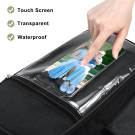 Upgraded Pram Organiser with Touch Screen Phone Pocket Buggy Bag Thermal Insulation Bag Universal Mummy Baby Pram Bags Cup Holder Shoulder Strap Waterproof Baby Pushchair Bag fit All Buggy Models