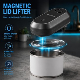 Rechargeable Auto Electric Can Opener, USB Charging, Smart Single-Touch Automatic Can Opener, Hands Free, Auto Stop, Smooth Edge, Perfect for Seniors,Women Men at Home, and Travel