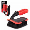 Carpet Cleaning Brush Stiff Bristle Car Carpet Brush with Ergonomic