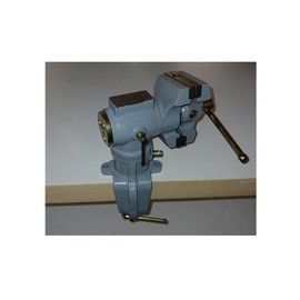 2 1/2" Table Top Swivel Vise Clamp On Screw Base Locking Cast Iron Dual Jaw. JL Missouri Parts & Misc.