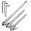 BOFRHME Forstner Bit Extension for 3/8Inch Round Shank, High-Carbon Steel