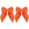 3.5 Inch Hair Bow Clips Linen Hair Accessories for Teens,