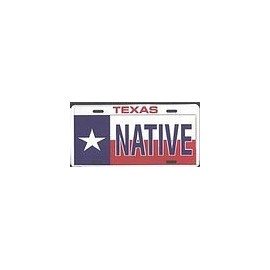 Texas Native License Plate