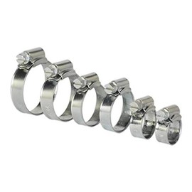 Sealey SHCS1 Hose Clip Assortment 30pc Ø8-29mm Zinc Plated