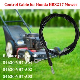 Toolyuan 54630-VH7-A04 Transmission Change Control Cable for Hon-da HRX217 HRX217HXA HRX217HYA HRX217HMA HRX217HZA Engines Lawn Mower Replace 54630-VH7-A03 54630-VH7-A02